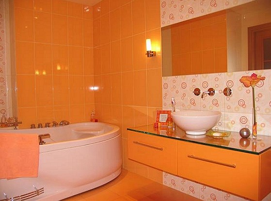 Оформление ванной комнаты - цвета по Фен Шуй