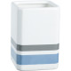 Стаканчик для зубных щеток Fixsen Dony FX-232-3 белый синий серый настольный  (FX-232-3)