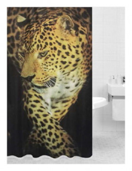 Bath Plus PRINT DSP3031 шторка для ванной (Ягуар), 180 см x 200 см