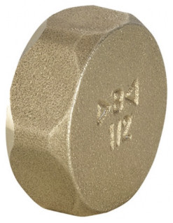 Заглушка с внутренней резьбой 1/2", латунь хромированная CONEX BANNINGER серия 8000 (8300004C00000)