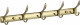 Планка с крючками для ванной (5 крючков) Savol S-00115B нерж сталь золото  (S-00115B)