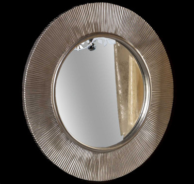 Зеркало в ванную Armadi Art Vallessi Avantgarde Shine 528-SL light 82х82 см, с подсветкой, серебро