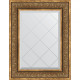 Зеркало настенное Evoform ExclusiveG 76х59 BY 4034 с гравировкой в багетной раме Вензель бронзовый 101 мм  (BY 4034)