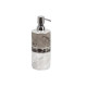 Дозатор для жидкого мыла Primanova керамика, серый D-20480  (D-20480)