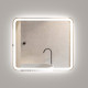 Зеркало подвесное для ванной Onika Магна 80 с LED подсветкой (208096)  (208096)