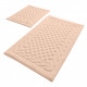Набор ковриков для ванной Primanova BAMBI 60х100/50х60 см хлопок пудра (DR-63024)  (DR-63024)