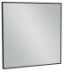 Зеркало подвесное в ванную 80 см Jacob Delafon Silhouette EB1425-S14, лакированная рама черный сатин  (EB1425-S14)