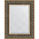 Зеркало настенное Evoform ExclusiveG 76х59 BY 4035 с гравировкой в багетной раме Вензель серебряный 101 мм  (BY 4035)