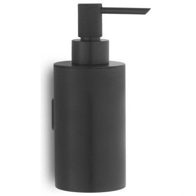 Дозатор для жидкого мыла Boheme UNO 10977-B подвесной Black (черный матовый)
