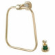 Держатель полотенец - кольцо Boheme Murano 10905-GR-G золото/зеленый  (10905-GR-G)
