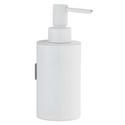 Дозатор для жидкого мыла Boheme UNO 10977-MW подвесной Matt White (белый матовый)