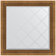 Зеркало настенное Evoform ExclusiveG 87х87 BY 4326 с гравировкой в багетной раме Бронзовый акведук 93 мм  (BY 4326)