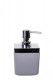 Дозатор для жидкого мыла Primanova серый, TOSKANA, 8.5х8.5х14.5 см пластик M-SA01-07  (M-SA01-07)