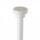 Карниз GFmark белый премиум, в ванную комнату 130х240 см без колец, алюминиевый с усиленным креплением (10012)  (10012)