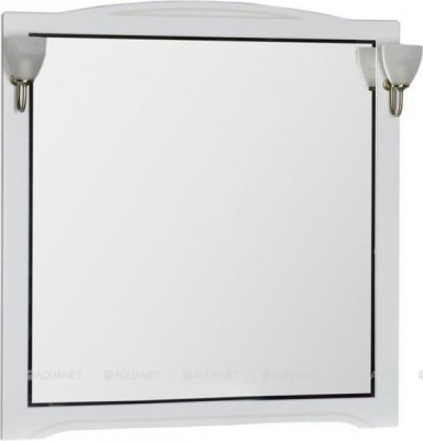 Зеркало в ванную Aquanet Луис 110 белый подвесное (00173211)