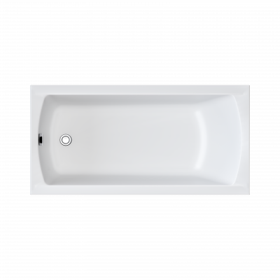 Ванна акриловая Marka One MODERN 120x70 прямоугольная 120 л белая (01мод1270)