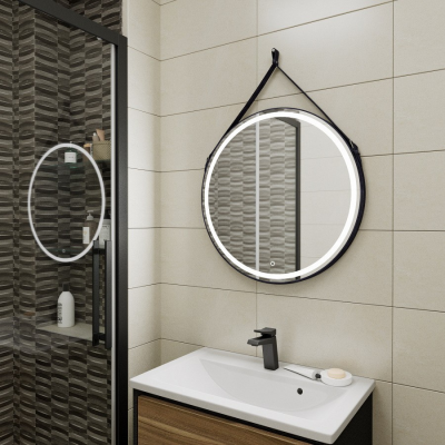Зеркало Maretti Chiara CH1450R33EL 50x50 см, черное