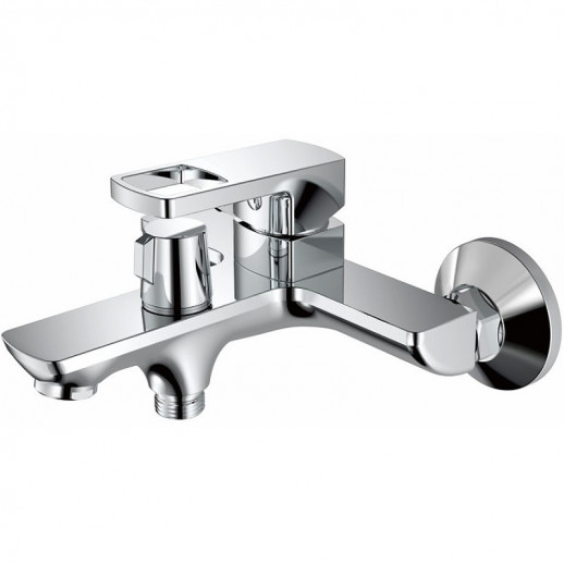 Смеситель для ванны Haiba HB60176 с душевым гарнитуром (латунь) хром