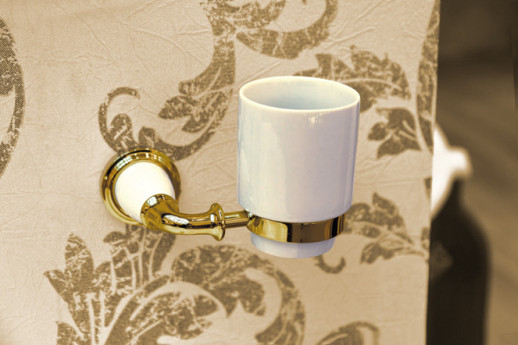 Держатель стакана настенный одинарный ART&MAX BIANCHI AM-E-2602-Do