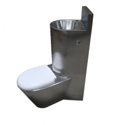 Унитаз с раковиной (комбоунитаз) антивандальный Oceanus 1-004.1 (L/R)