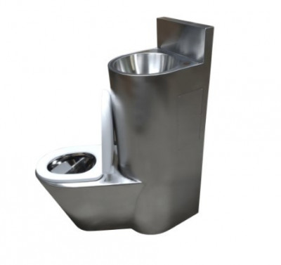 Унитаз с раковиной (комбоунитаз) антивандальный Oceanus 1-004.1 (L/R)