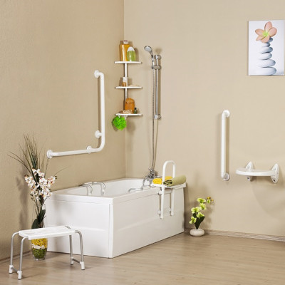 Поручень Primanova на борт ванны белый (M-KV06-01)