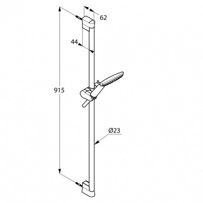 Kludi FRESHLINE 1S 6785005-00 душевой гарнитур, хром