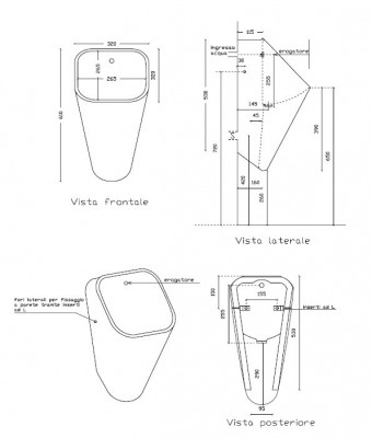 Galassia Meg11 5408 писсуар подвесной