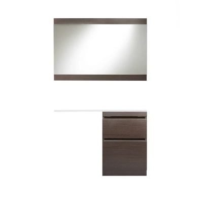 Тумба Style Line Даллас 120 R с раковиной над стиральной машиной, венге