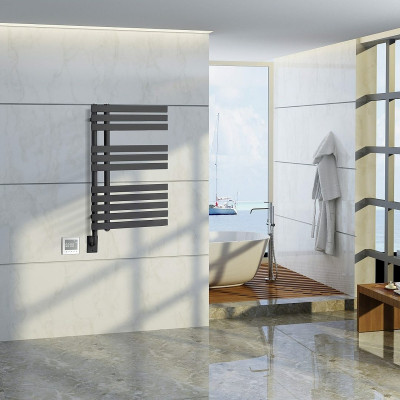 Полотенцесушитель электрический Boheme Venturo 721-B черный матовый