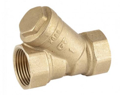 Косой фильтр грубой очистки 1 1/4"x1 1/4", латунь CONEX BANNINGER VALVES (180210FF0161010)