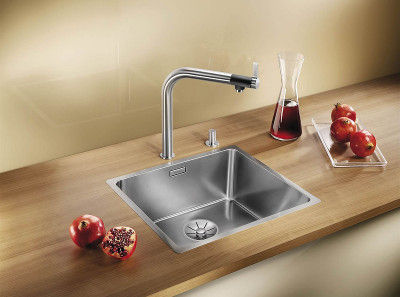 Мойка для кухни Blanco Andano 400-IF 522957 нерж сталь с зеркальной полировкой квадратная