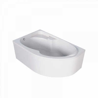 Ванна акриловая 1Marka DIANA 150x90 L асимметричная 195 л белая (01ди1590л)