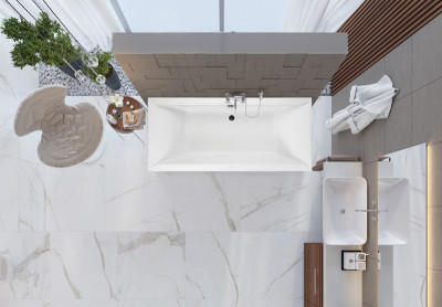 Акриловая ванна Vagnerplast Veronela 180x80 прямоугольная