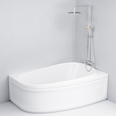 Акриловая ванна AM.PM Like асимметричная 170x110 R W80A-170R110W-A без гидромассажа