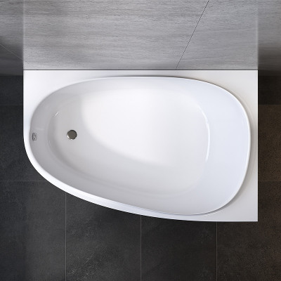 Акриловая ванна AM.PM Like асимметричная 170x110 R W80A-170R110W-A без гидромассажа