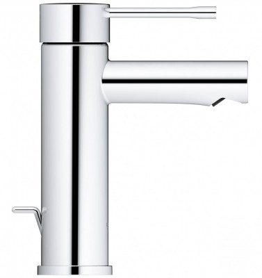 Смеситель для раковины GROHE Essence+ с донным клапаном и низким изливом, хром (32898001)