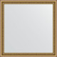 Зеркало настенное Evoform Definite 62х62 BY 0777 в багетной раме Бусы золотые 46 мм  (BY 0777)