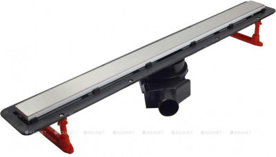 Душевой лоток Pestan Confluo Frameless Line White Glass 13701211, 450мм  Нержавеющая сталь / ABS-пластик