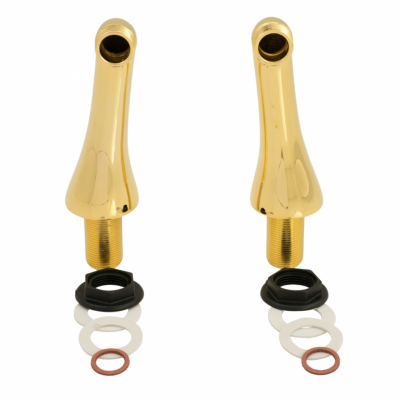 MIGLIORE Ricambi 18022 полуколонны на борт ванны, золото