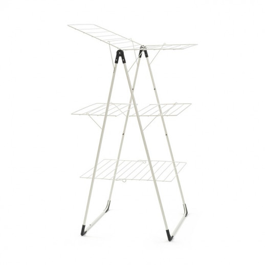 Brabantia 477843 сушилка для белья трехъярусная (23 м), слоновая кость