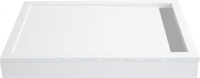Душевой поддон Aquanet Stone Lite 120x80 с каркасом и панелью прямоугольный белый (00240615)