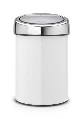 Brabantia TOUCH BIN 364488 ведро для мусора, 3л, белое