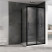 Душевой уголок ABBER Schwarzer Diamant AG30180BH-S70B, 180х70х70 см