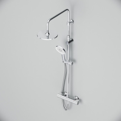 Душевая система AM.PM X-Joy F0785A400 с термостатом хром 3 режима