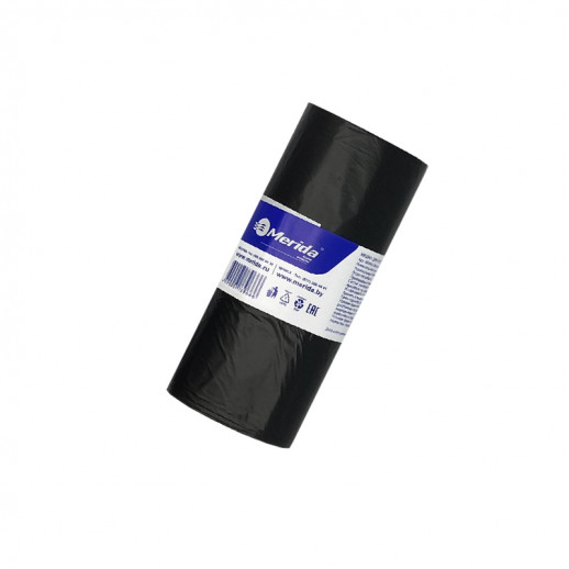 Мешки д/мусора "MERIDA CLASSIC" черные 30л. (50х60) (20шт/рул) МК35ч