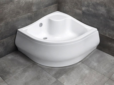 Акриловый поддон для душа Radaway Korfu A 90x90x48 белый четверть круга
