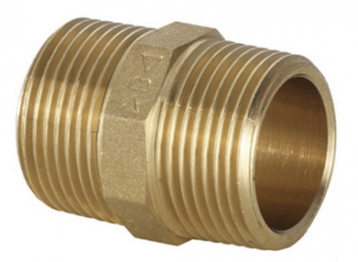 Ниппель 3/4"x3/4", бронза CONEX BANNINGER серия 3000 (3280006000000)