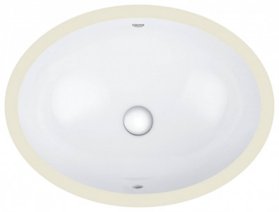 Раковина встраиваемая GROHE Bau Ceramic Universal 55 см, альпин-белый (39423000)