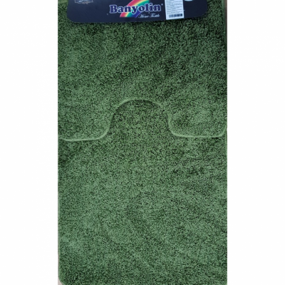 GFmark два однотонных коврика для ванной 60х100 и 50х60 см, полиэстер